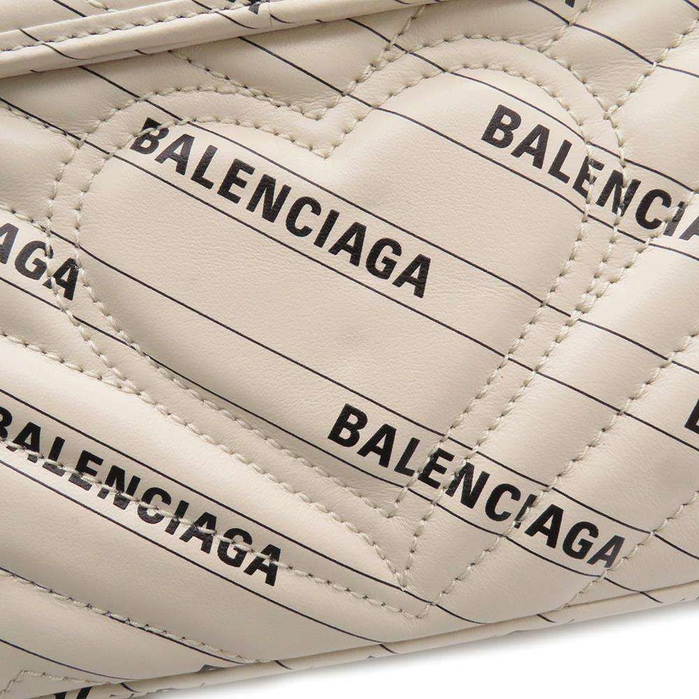 Chain Balenciaga Collaboration GG Marmont Quilted Leather White - Picture 8 of 11
